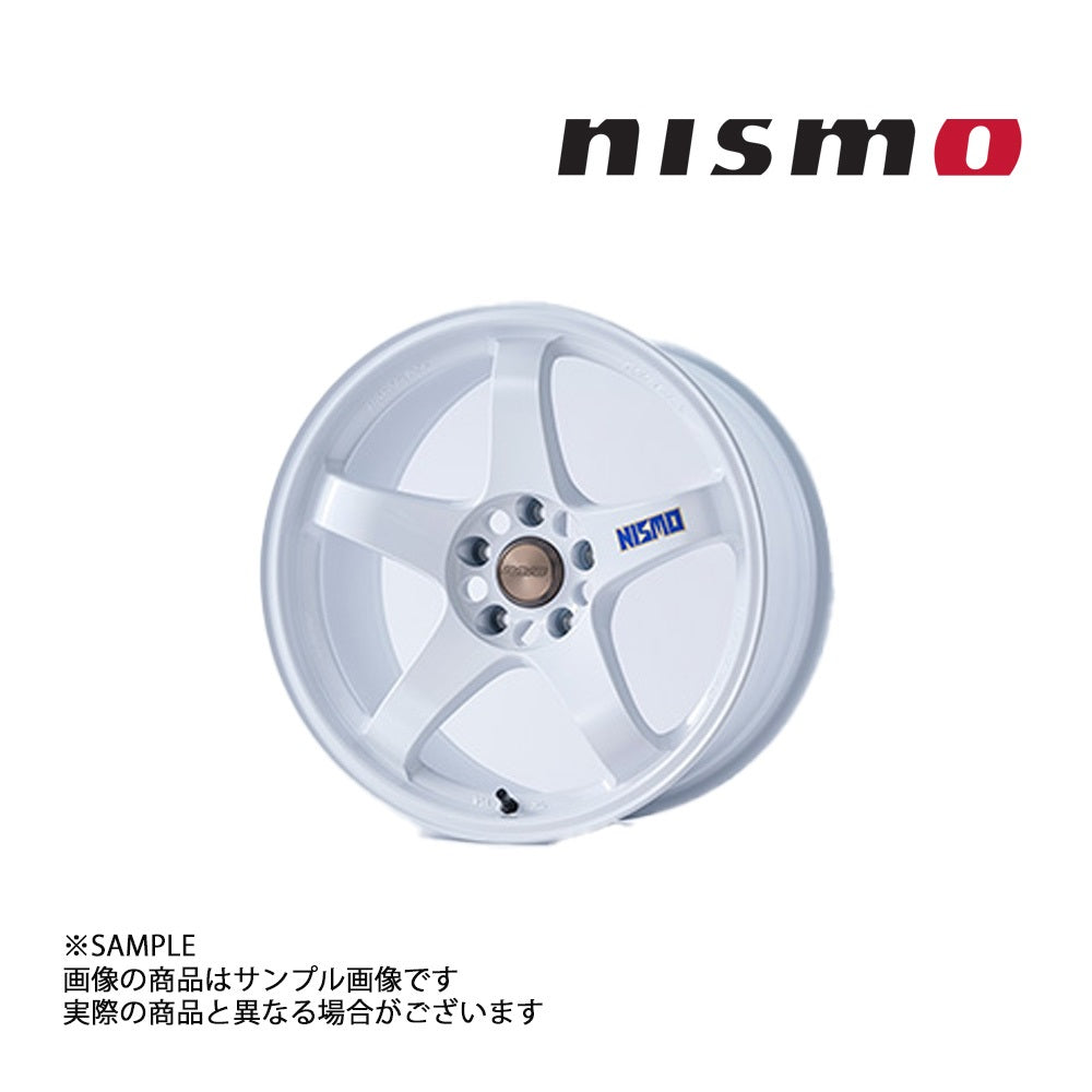 NISMO ニスモ 40th 記念 LM GT4 18x9.5 12 5H/114.3 ホワイト 1台分セット ホイール #660132078S1