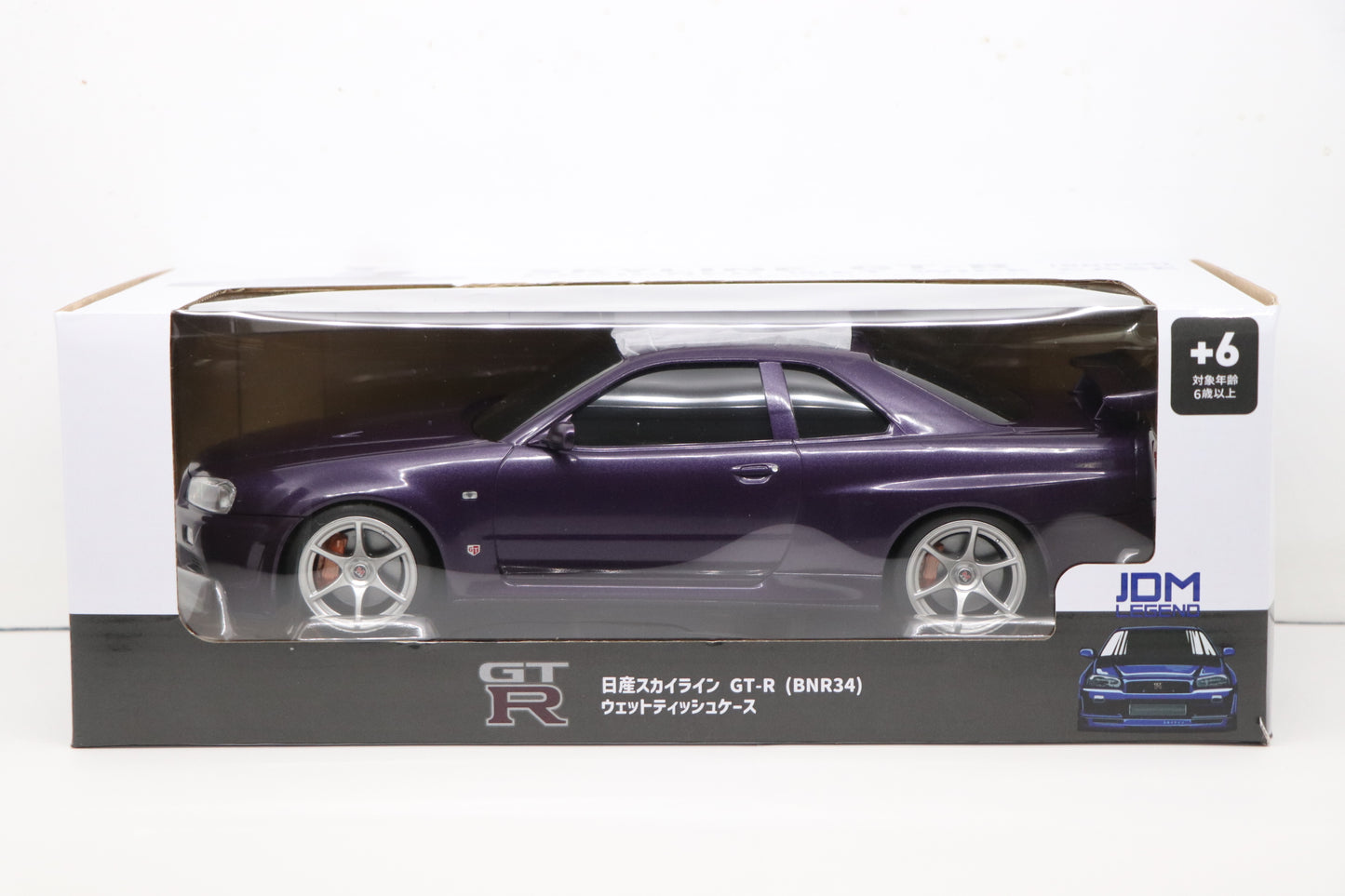 ウェット ティッシュ ケース 日産 スカイライン BNR34 パープル 数量限定品 #999191004