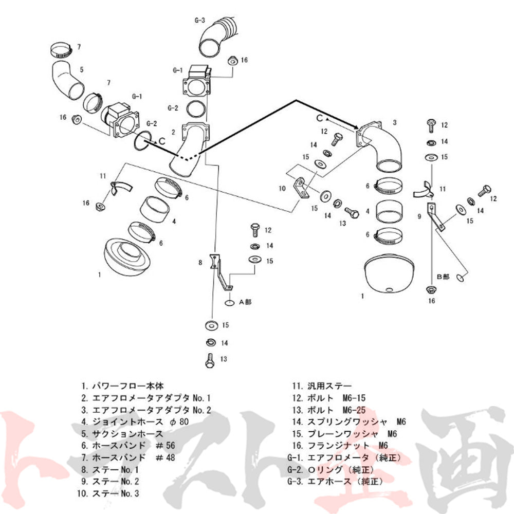 HKS エアクリ スーパー パワーフロー スカイライン GT-R BNR34 ##213121229 - トラスト企画