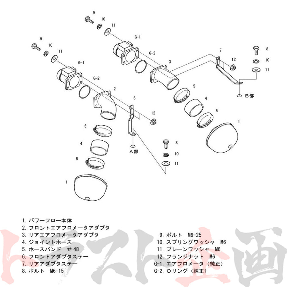 HKS エアクリ スーパー パワーフロー スカイラインGT-R BNR32 #213121231 - トラスト企画