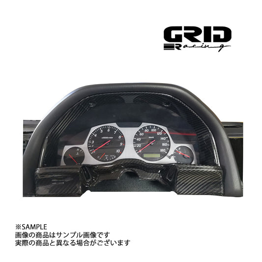 GRID RACING GRID RACING R34 用 メーター カバー( ドライ カーボン ) #337111015 - トラスト企画