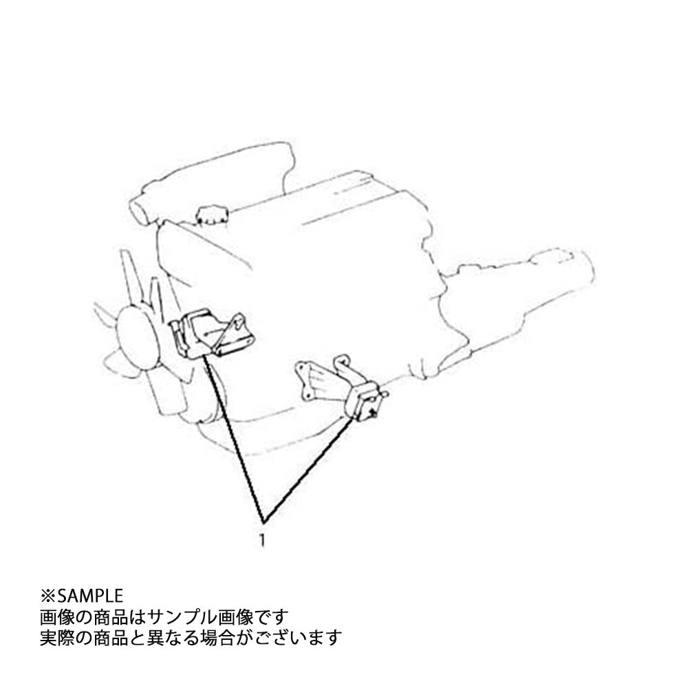 TRD エンジン マウント 1個 カローラレビン/スプリンタートレノ AE86 ##563121025 - トラスト企画