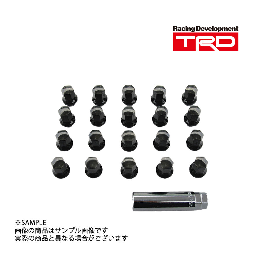 TRD ホイールナット M12×P1.5 24個セット ハイエースバン/ハイエースコミューター/ハイエースワゴン/レジアスエース ##563131003 - トラスト企画