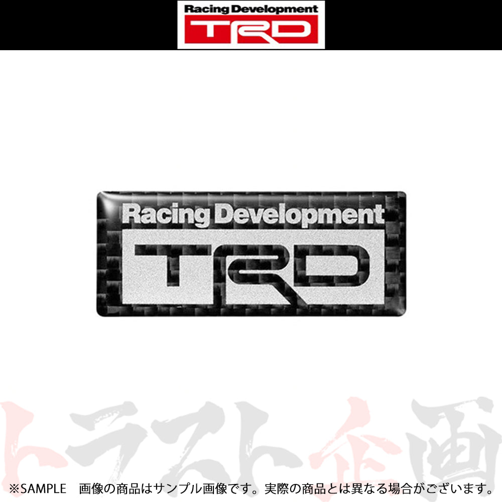 ◆ TRD カーボン ステッカー(Bロゴタイプ) ##563191031 - トラスト企画