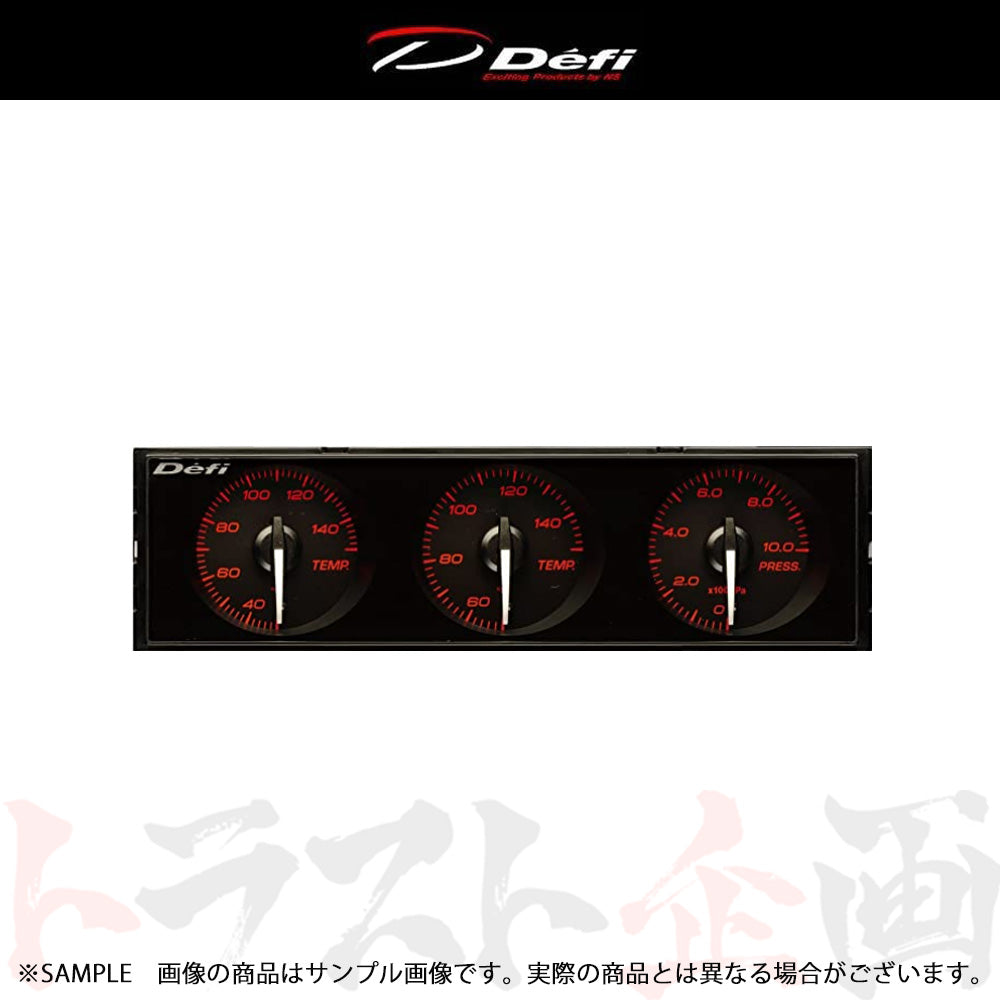 Defi デフィ DIN-Gauge Style21 ディンゲージ スタイル21 指針/白 文字板/黒 目盛り/赤 照明/赤 DF14402 #591161096 - トラスト企画