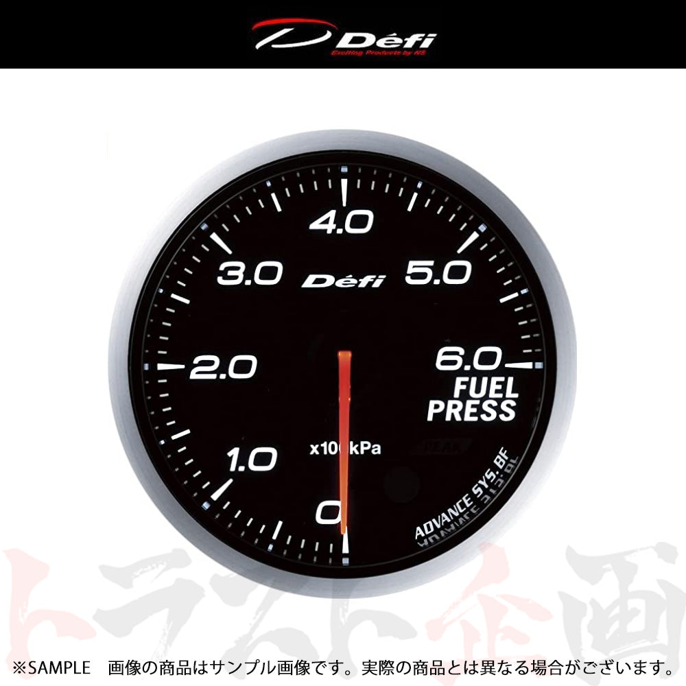 Defi デフィ Defi-Link ADVANCE アドバンス BF 60φ 燃圧計/フューエルプレス 0kPa〜600kPa ホワイト DF10301 ##591161138 - トラスト企画