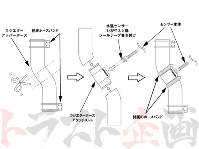 △ TRUST ラジエターホースアタッチメント 28パイ ##618121057