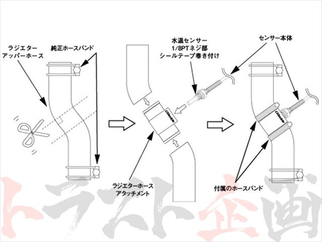 △ TRUST ラジエターホースアタッチメント 30パイ ##618121058
