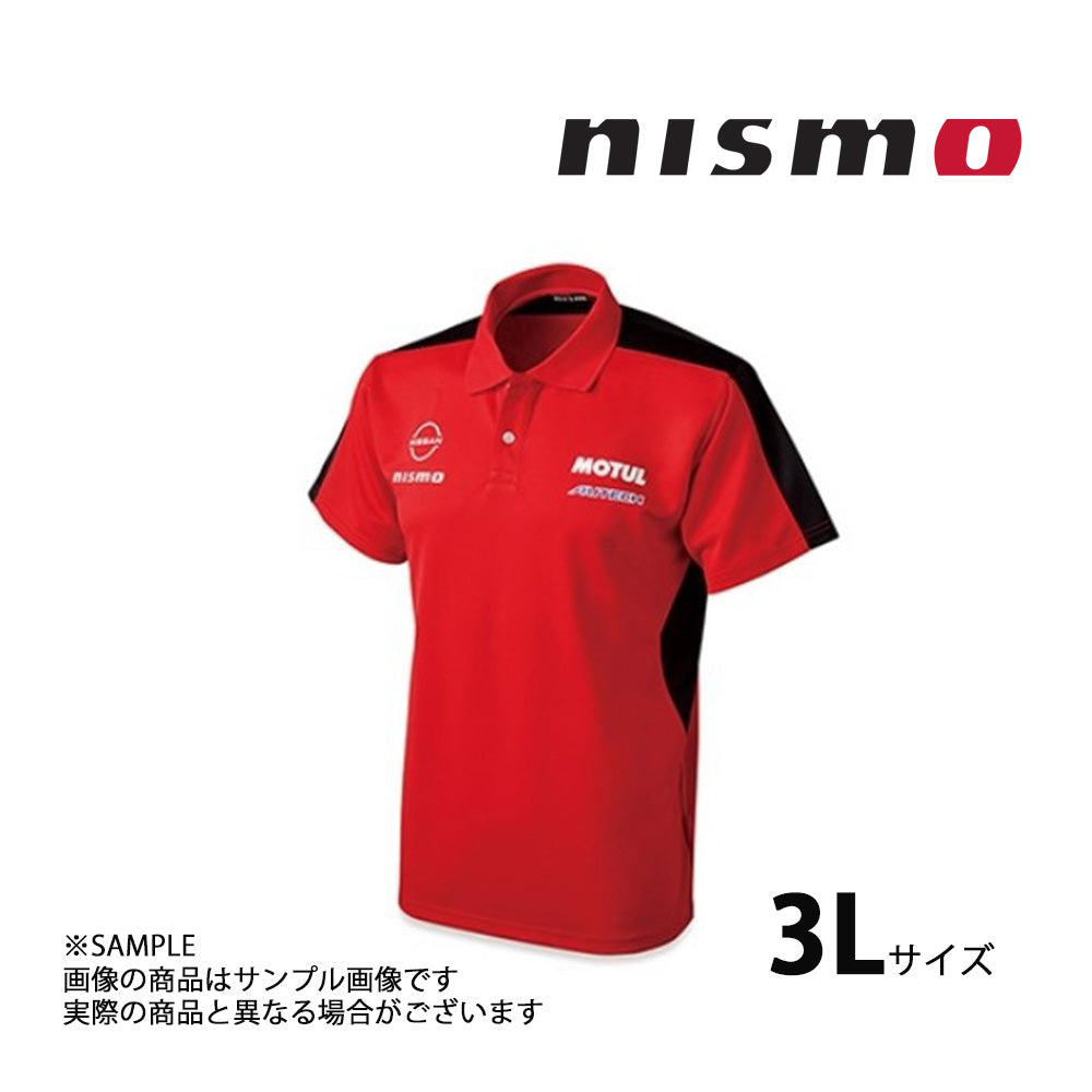 △ NISMO ニスモ #23 COMFIT ポロシャツ レッド 赤 3L 数量限定 KWA01-60RR9 ##660192519 - トラスト企画