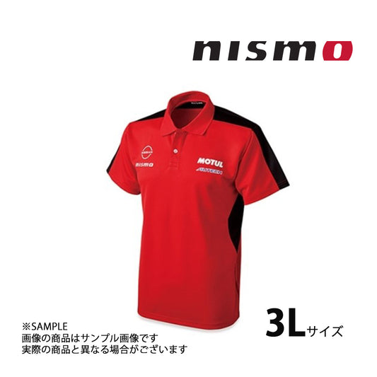 △ NISMO ニスモ #23 COMFIT ポロシャツ レッド 赤 3L 数量限定    KWA01-60RR9 ##660192519 - トラスト企画