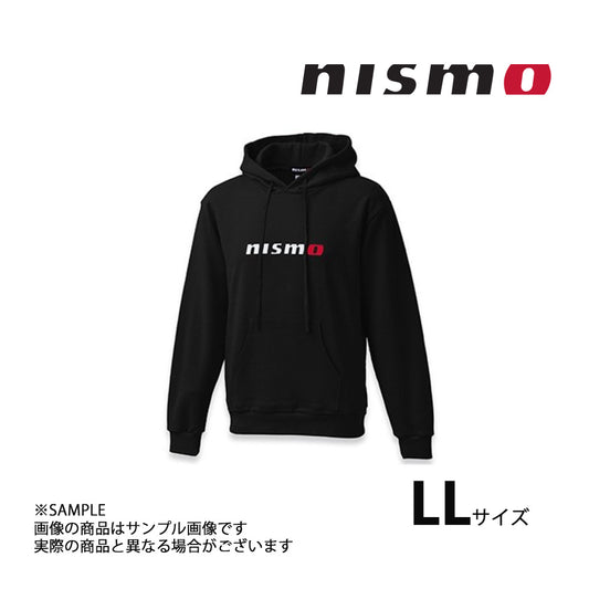 NISMO ニスモ コットン フーデッド パーカー ブラック 黒 LLサイズ KWA04-50R04 ##660192663 - トラスト企画