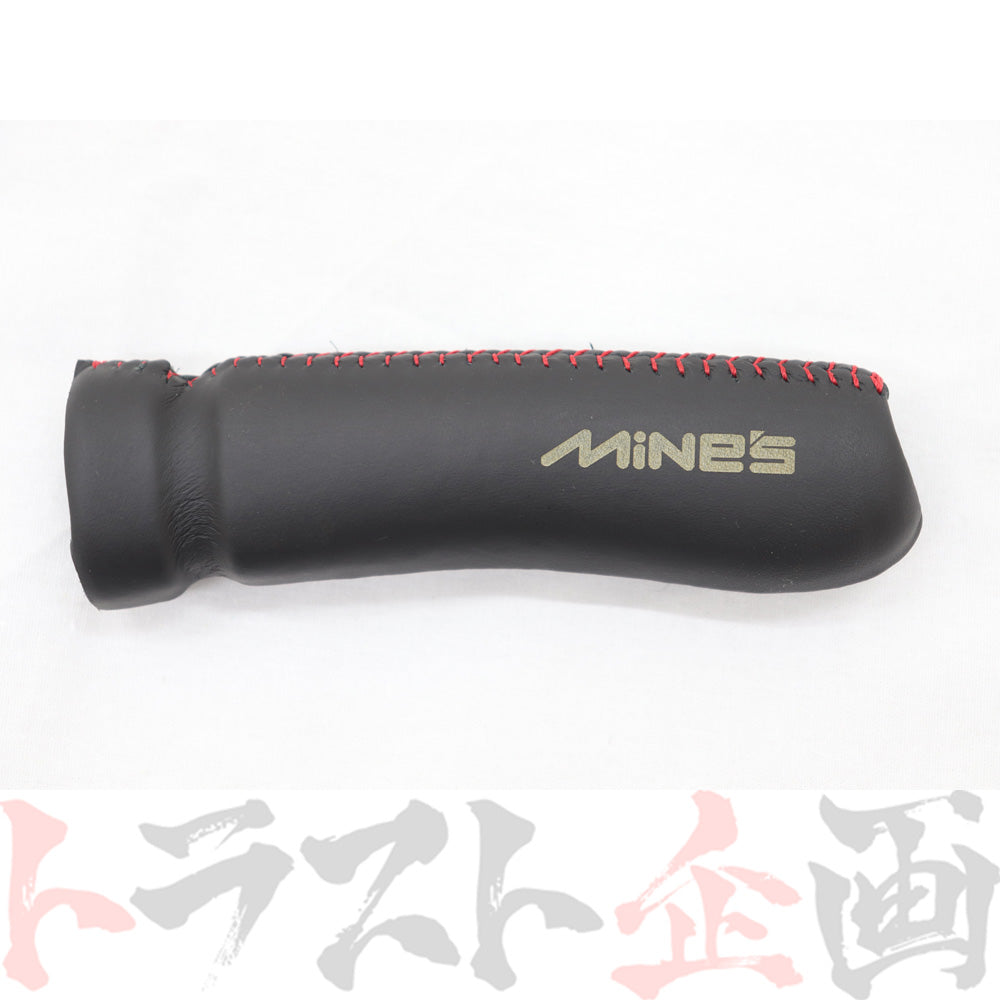 △ MINE'S ハンドブレーキ レバーグリップ レッドステッチ スカイライン GT-R BNR32 ##875111045 - トラスト企画