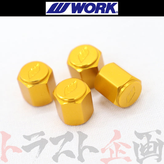 ◆ WORK ワーク エア バルブ キャップ オレンジ #979131061 - トラスト企画