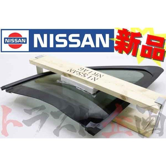 サイドガラス プライバシーガラス仕様 助手席側 スカイライン GT-R BNR34 #663101578