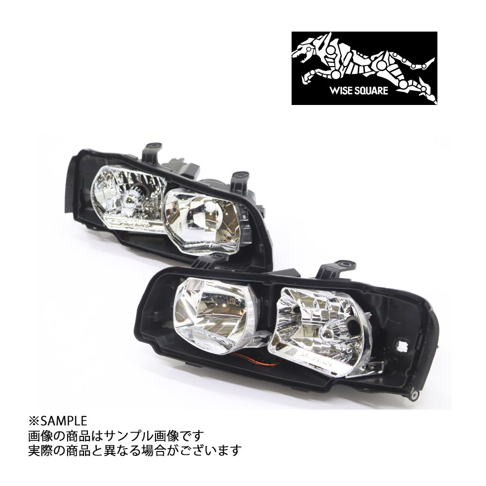 WISE SQUARE ワイズスクウェア WISE SQUARE ワイズスクウェア ヘッドライトハウジング 左右セット スカイライン GT-R R34/BNR34 前期 #107241014 - トラスト企画