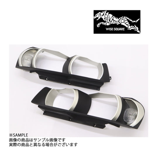 WISE SQUARE ワイズスクウェア WISE SQUARE ワイズスクウェア ヘッドライトインナーカバー 左右セット スカイライン GT-R R34/BNR34 前期 #107241020 - トラスト企画