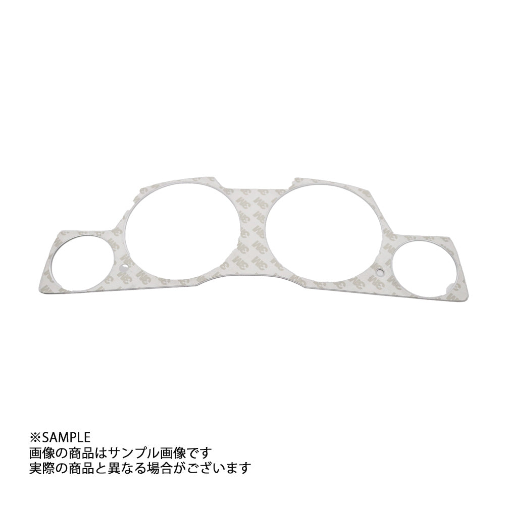 GRID RACING メーターパネルカバー（左トリップ型） グレーメタリック スカイライン ER34/ENR34/HR34 ##337111006 - トラスト企画