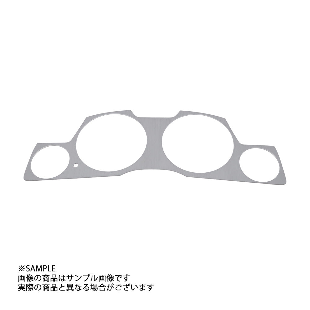 GRID RACING メーターパネルカバー（左トリップ型） シルバーメタリック スカイライン ER34/ENR34/HR34 ##337111007 - トラスト企画