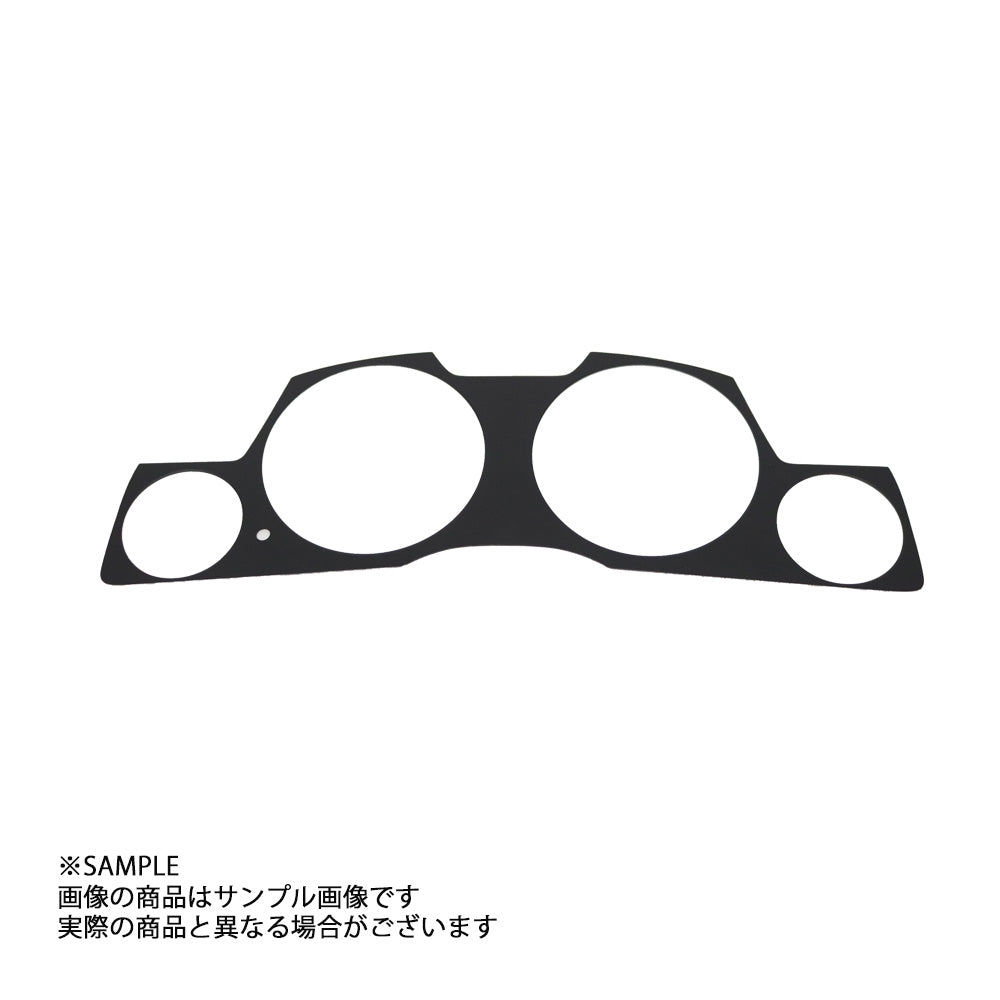 GRID RACING メーターパネルカバー（右トリップ型） マットブラック スカイライン GT-R BNR34 ##337111012 - トラスト企画