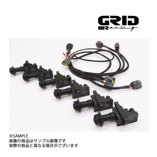 GRID RACING NEOコイル ER34用（6個）+R34 強化コイルハーネス（大容量+追加アースポイント） スカイライン KIT-COIL-ER34 #337161045 - トラスト企画