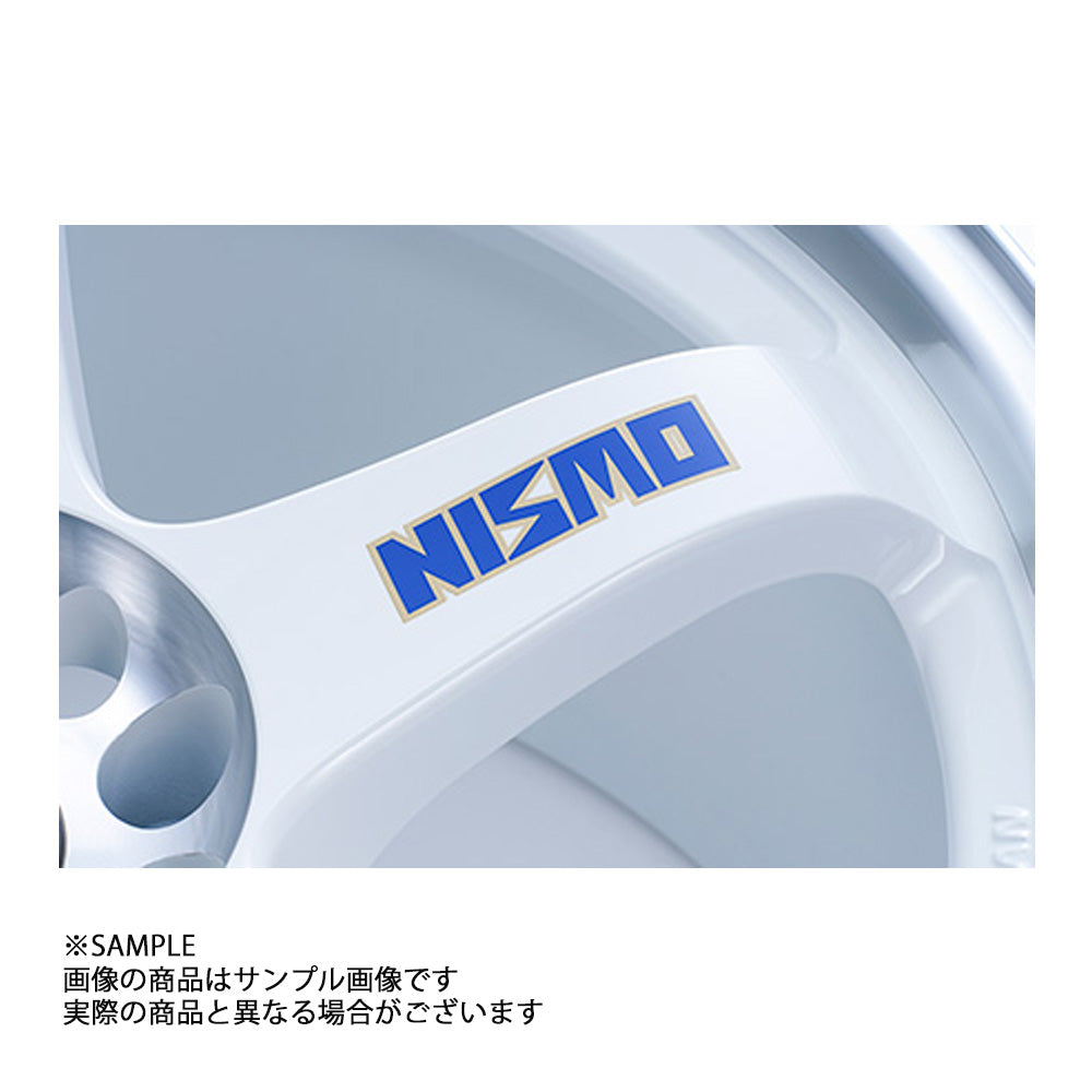 NISMO ニスモ 予約販売 40th 記念 LM GT4 18x9.5 12 5H/114.3 ホワイト + 切削 シルバー 1台分セット ホイール #660132079 - トラスト企画