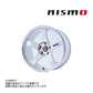 NISMO ニスモ 40th 記念 LM GT4 18x9.5 12 5H/114.3 ホワイト + 切削 シルバー 1台分セット ホイール #660132079S1