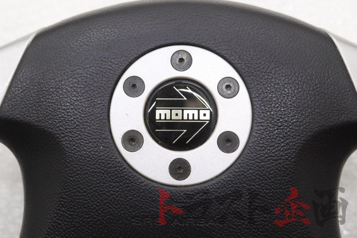 【中古】 純正オプション モモ ステアリング スカイライン GT-R V-spec BCNR33 前期 トラスト企画 U 1100235212
