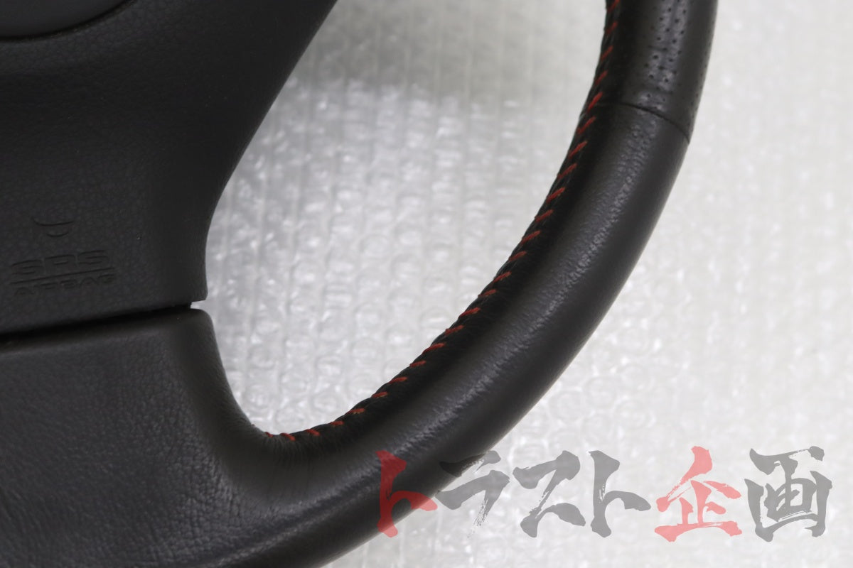 【中古】 純正 STI ステアリング インプレッサ F型 WRX GDB トラスト企画 U 80394212