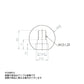 ARC シフトノブ 丸型 (φ45) 鏡面発色 M12 x 1.25 (段付き) 19002-AA032 ##140111053 - トラスト企画