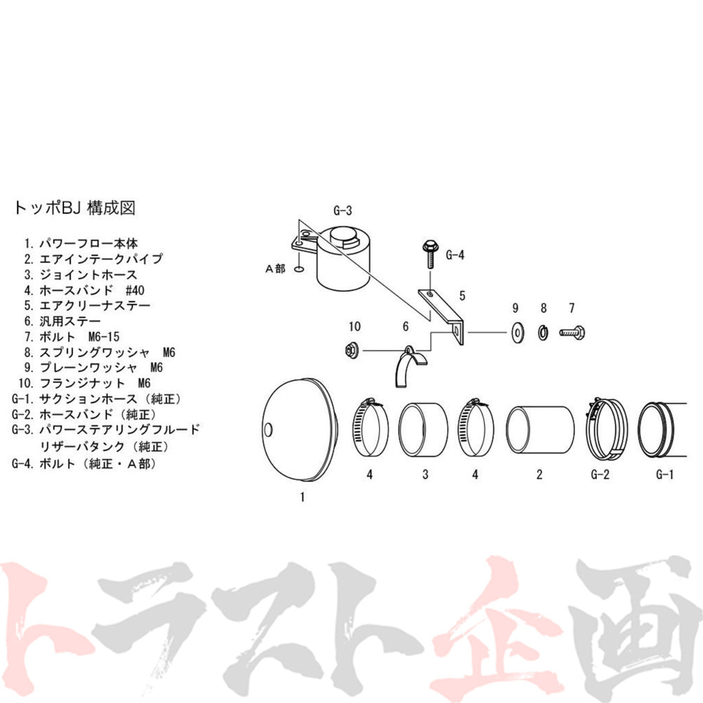 HKS エアクリ スーパー パワーフロー トッポBJ パジェロミニ ##213121251 - トラスト企画