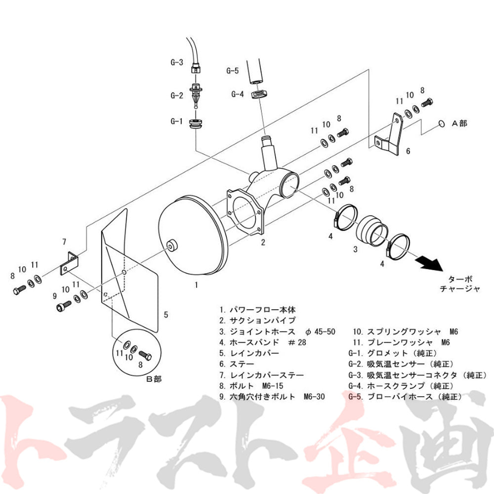 HKS エアクリ レーシング サクション コペン L880K #213121329 - トラスト企画
