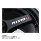★ NISMO ニスモ LM GT4 マシニングロゴver 19x10.5 15 5H/114.3 マットガンブラック 1台分セット【予約販売】 4030S-RSR49-MG(4) ##660132067S1 - トラスト企画