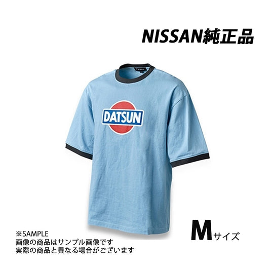 △ 日産 純正 ビッグシルエット Tシャツ DATSUN ブルー 青 M ##663191861 - トラスト企画
