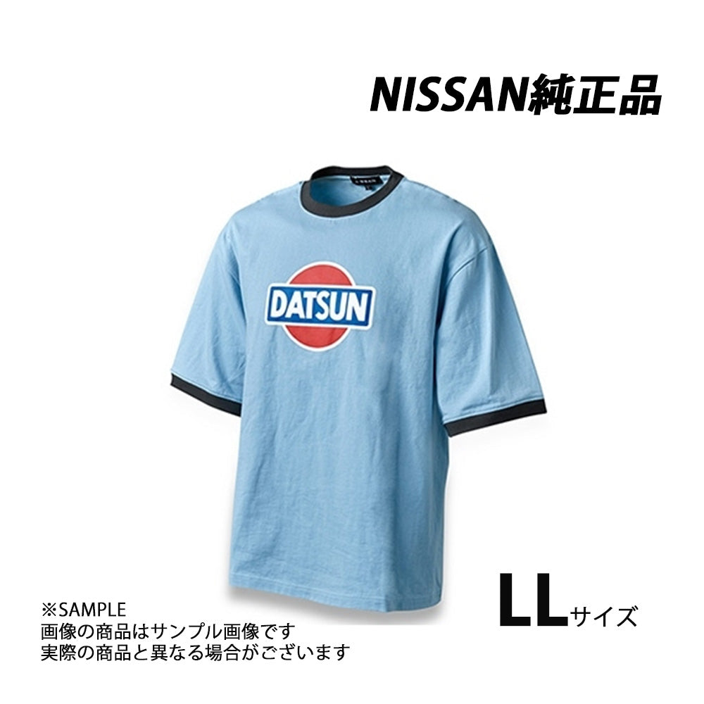 △ 日産 純正 ビッグシルエット Tシャツ DATSUN ブルー 青 LL ##663191863 - トラスト企画