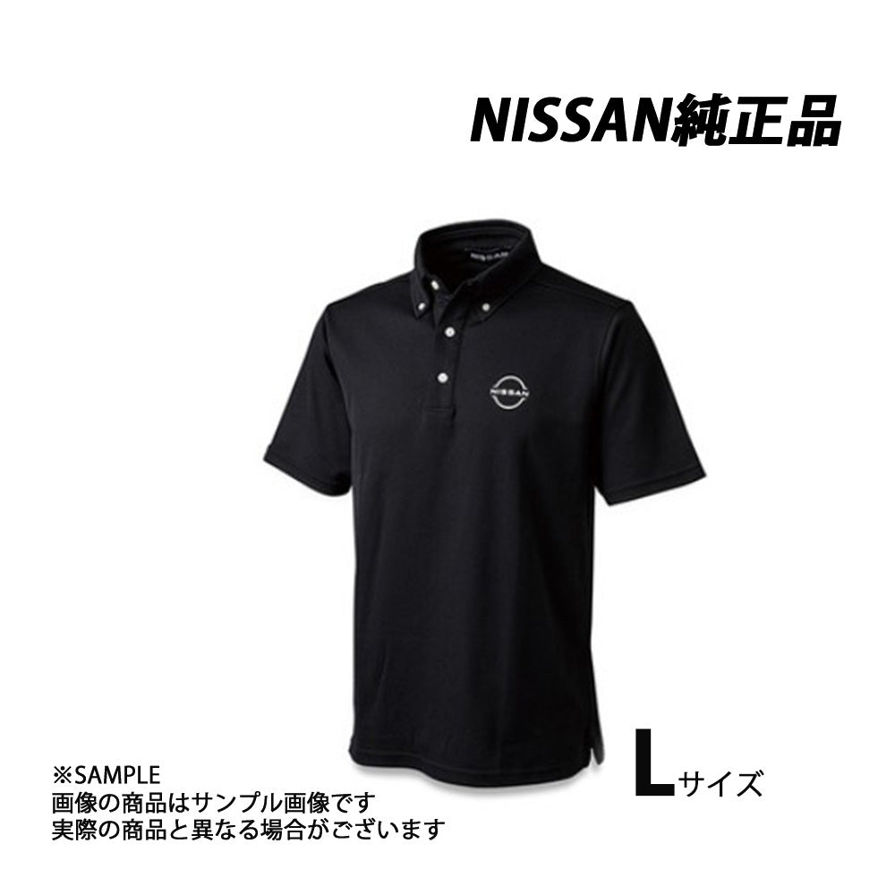 △ 日産 純正 ボタン ダウン ポロシャツ L ##663191902 - トラスト企画