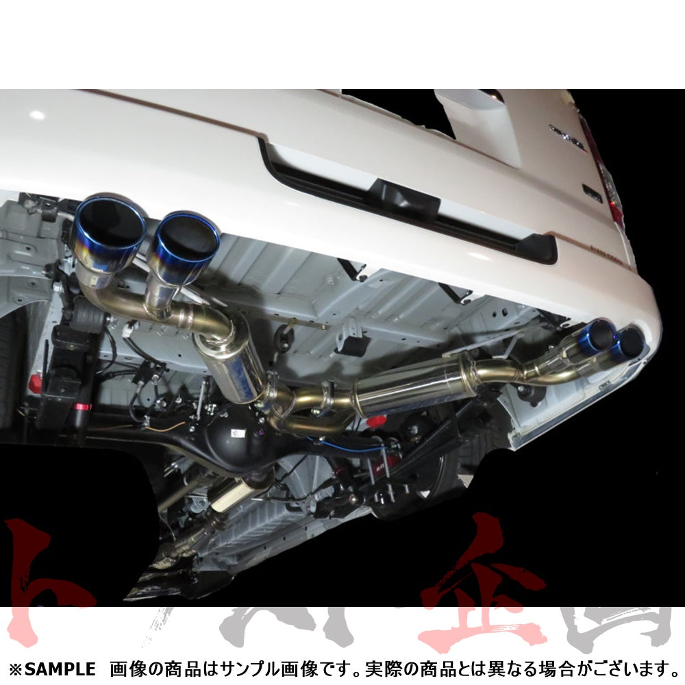 BLITZ ブリッツ NUR-SPEC カスタムエディション Quad マフラー ハイエース ##765141113 - トラスト企画