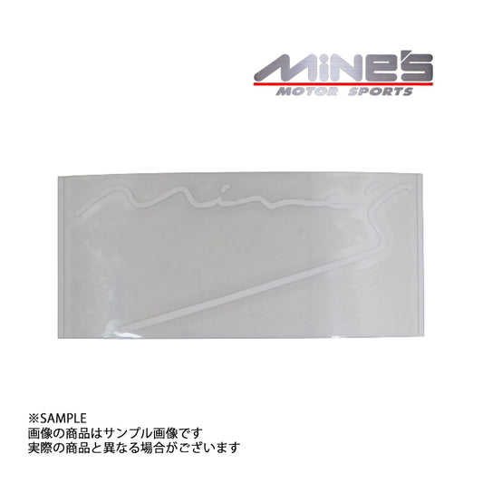 MINE'S マインズ ステッカー Ｄタイプ 大 ホワイト   ##875191017 - トラスト企画